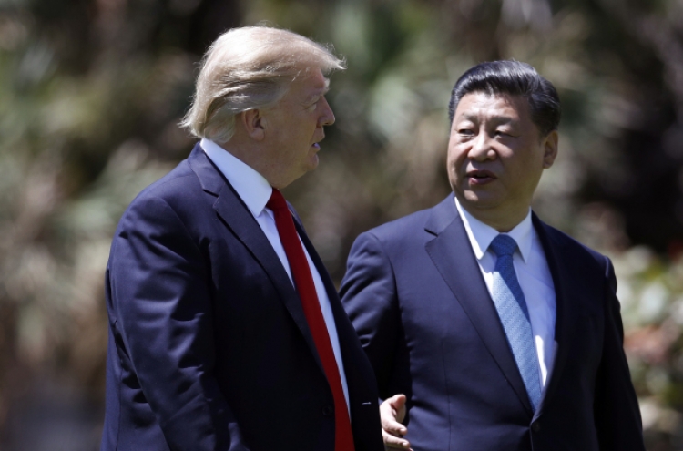Trump discusses North Korean 'menace' with Xi