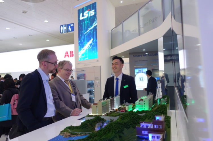 LS displays smart energy solution at Hannover