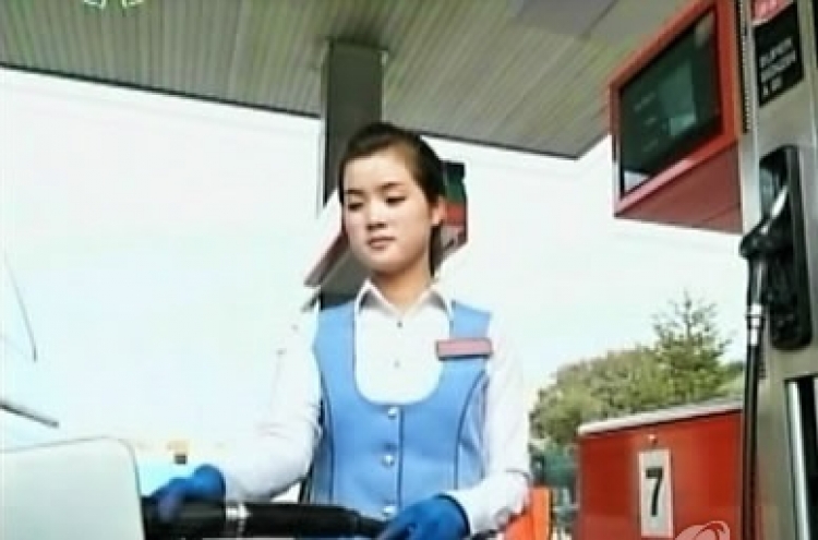 Gas stations operating normally in cities of N. Korea