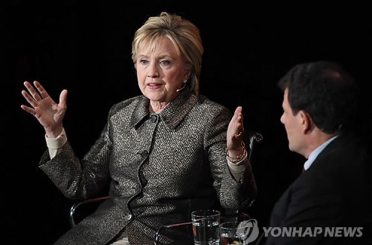 Clinton: US should be careful about negotiations with N. Korea