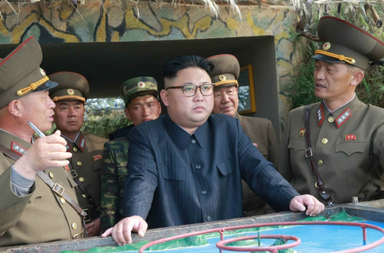 NK leader inspects 2 front-line islets, warns of strike against S. Korea