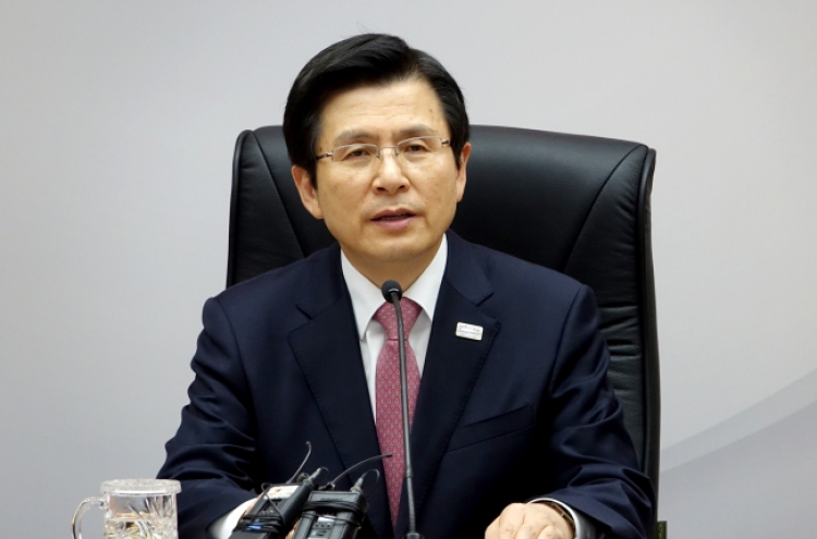 Acting president Hwang Kyo-ahn to quit