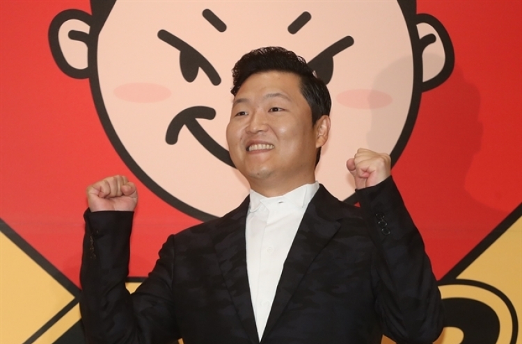 Psy nails it on music charts