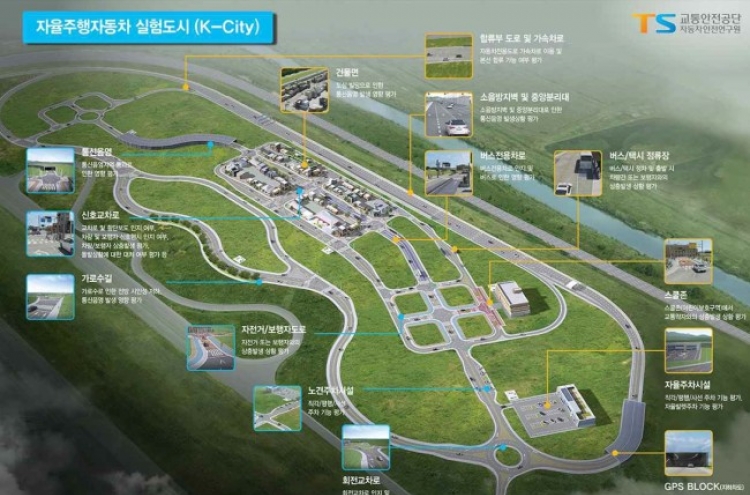 South Korea to open test center for autonomous cars next year