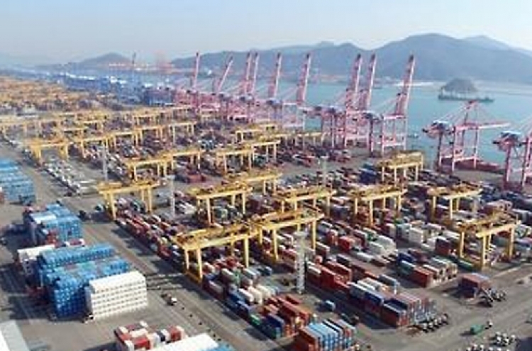 Korea's seaport cargo up 6.6% in April