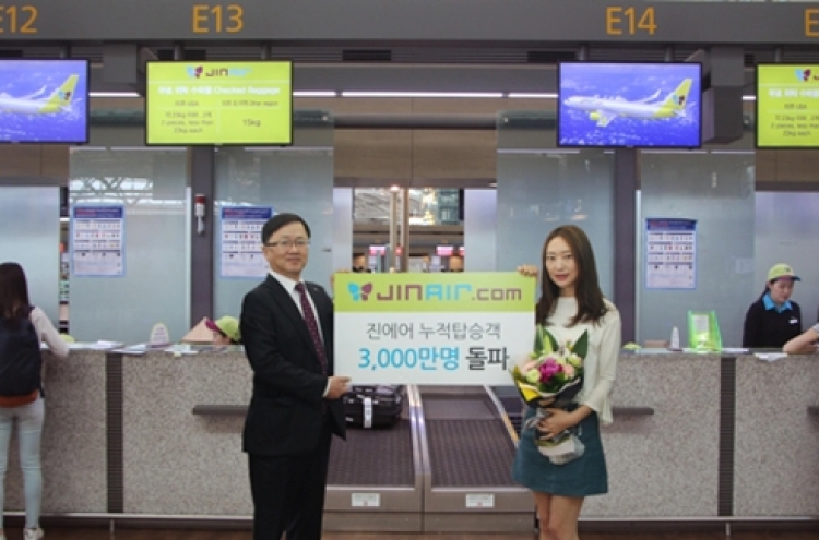Jin Air services 30m passengers since launch