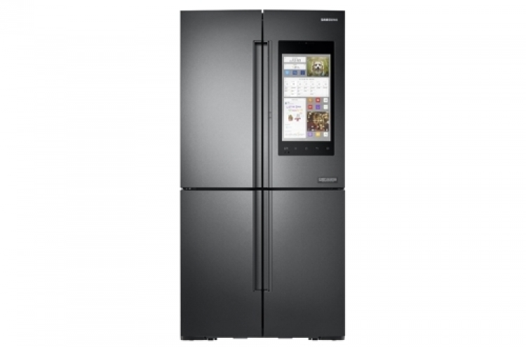 Samsung showcases high-end refrigerator