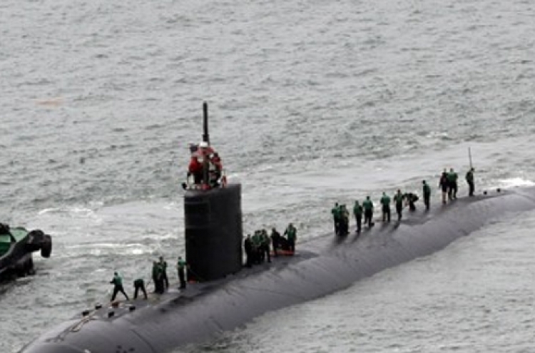 US nuclear-powered attack submarine visits Busan port