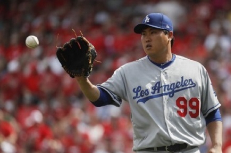 Dodgers' Ryu Hyun-jin beats Reds in return match for 3rd win of season