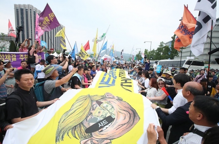 [From the scene] Trump, fury, misunderstanding drive THAAD protest