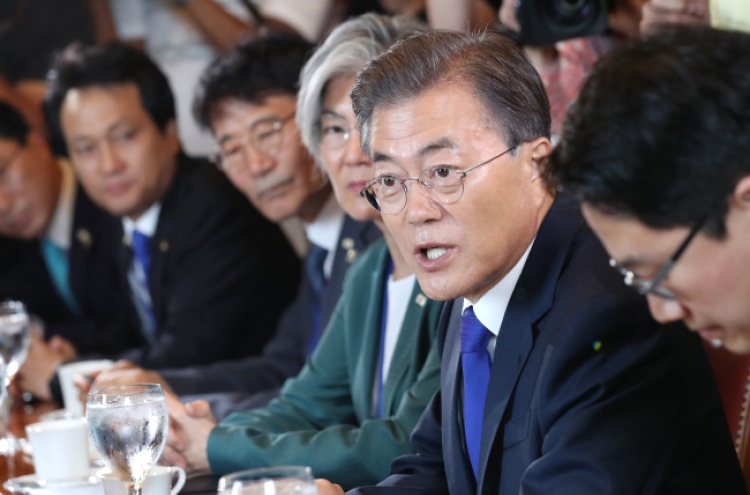 NK nuclear solution more likely than ever with Trump: Moon