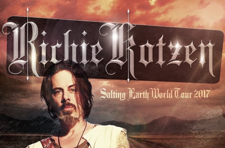 Guitar legend Richie Kotzen to perform in Korea