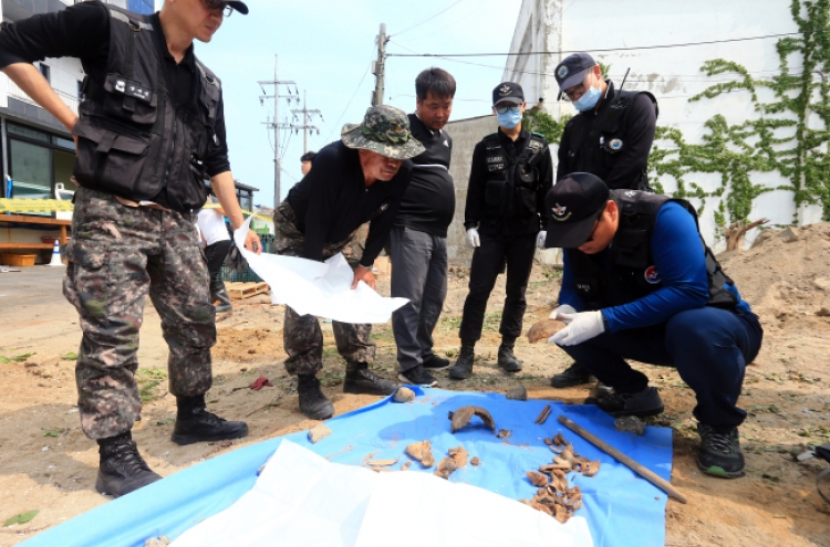 Mystery lingers over remains found in Sokcho