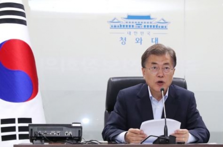 Moon Jae-in calls for UNSC measures against latest NK missile launch