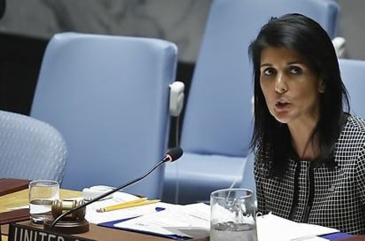 Haley: US prepared to use military force against NK if necessary