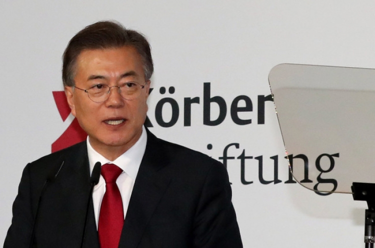 Moon says willing to meet North Korean leader; wants no regime change