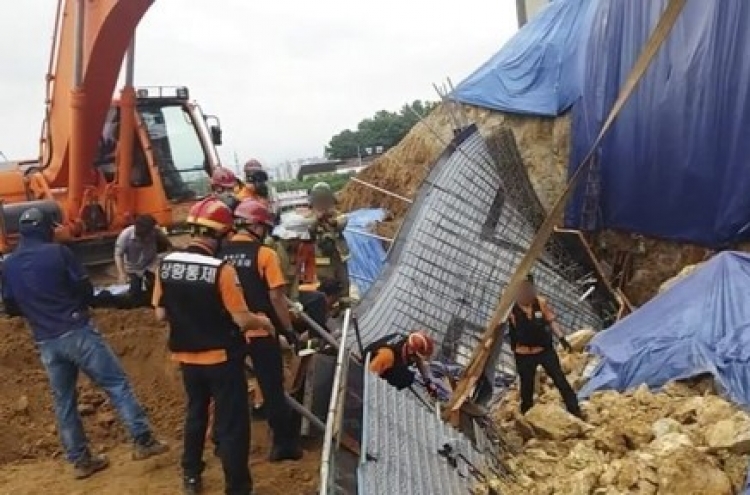Two construction workers injured in collapse