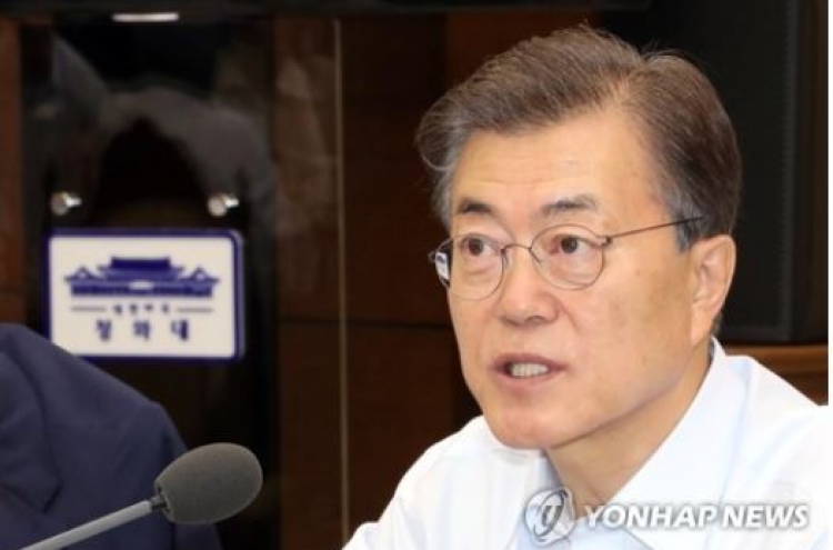 Moon's rating declines amid political standoff over personnel choices