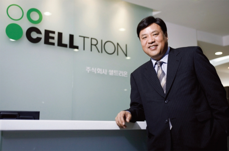 Celltrion founder becomes Korea’s No. 10 stock rich