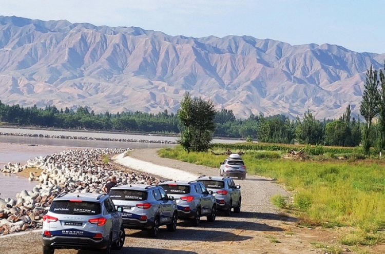 [Photo News] SsangYong Motor’s Rexton Trans-Eurasia Trail team travels Silk Road