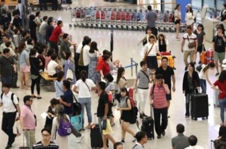 Outbound travelers to surge during Chuseok on extended holidays