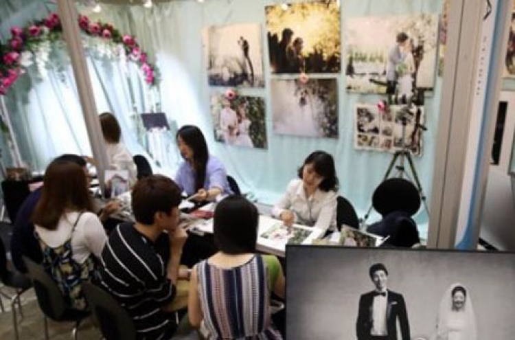Average wedding in Korea costs W46m: survey