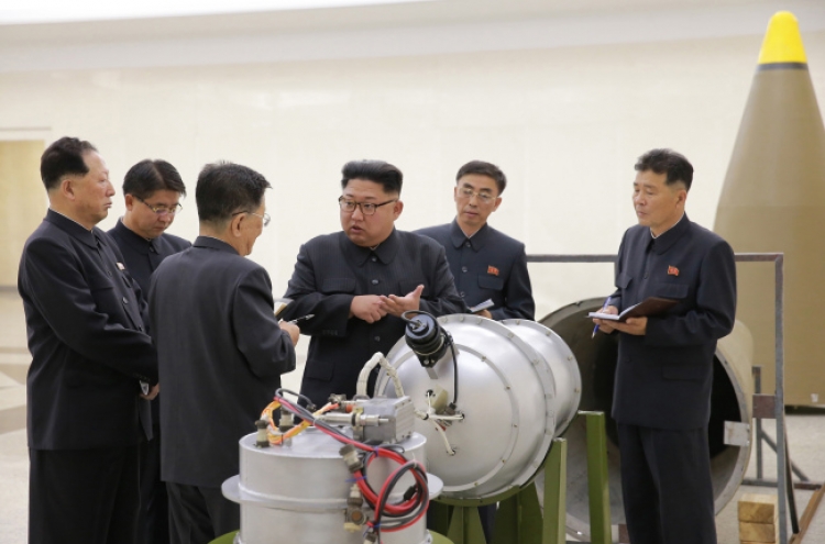 NK claims development of hydrogen bomb for ICBM