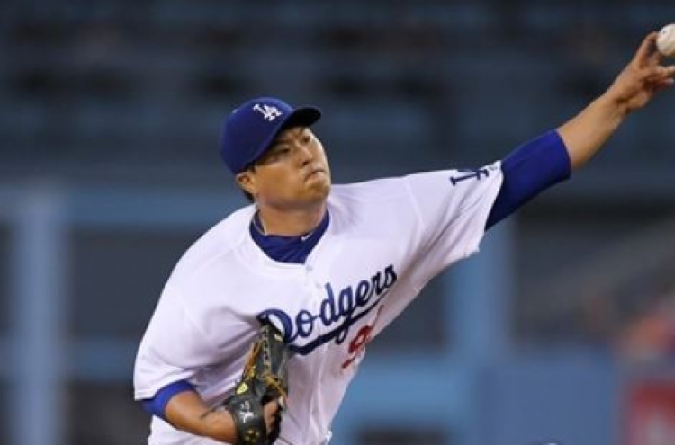 Dodgers' Ryu Hyun-jin gets no-decision vs. Diamondbacks