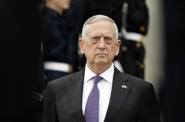US military options for NK would not put Seoul at grave risk: Mattis