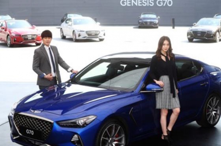 Sales of new Genesis G70 sports sedan starts in Korea