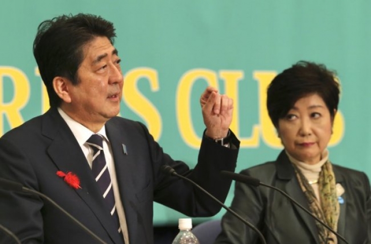 Abe says Japan fully behind US on pressuring North Korea