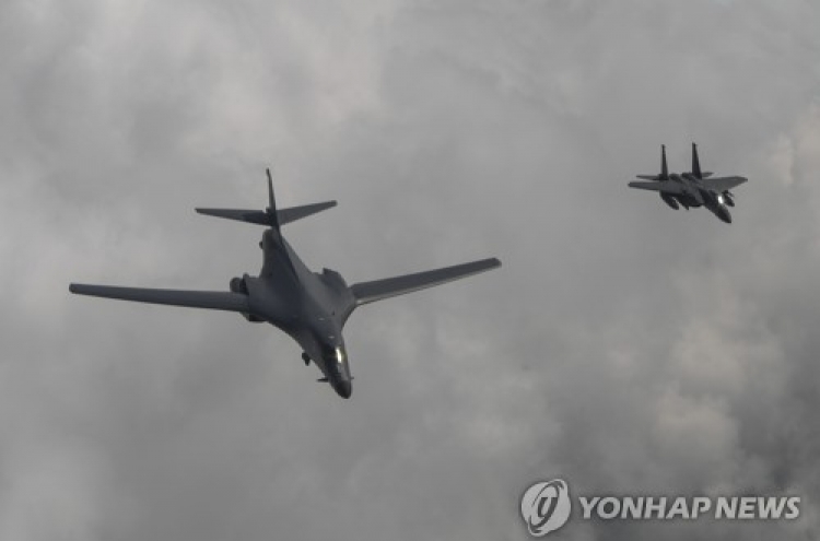 US to send B-1B bomber, F-22 fighters to Seoul airshow