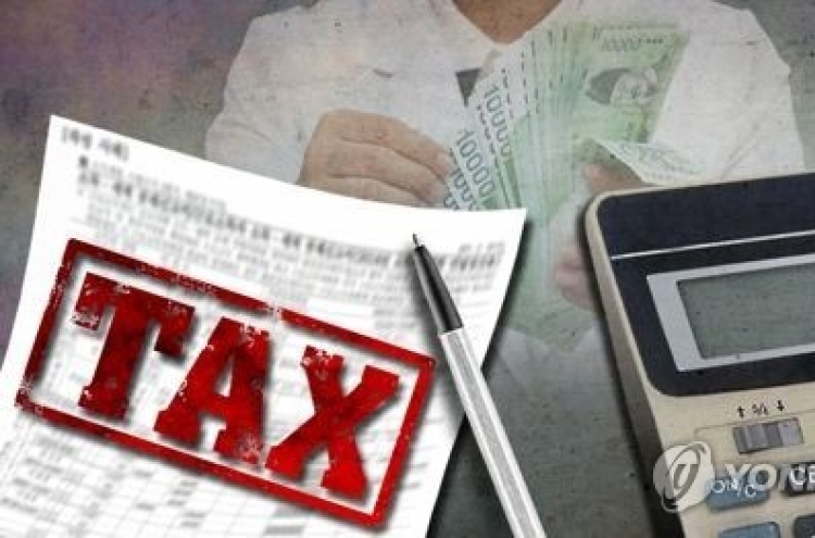 Korea's tax rate will be 5th highest under gov't plan