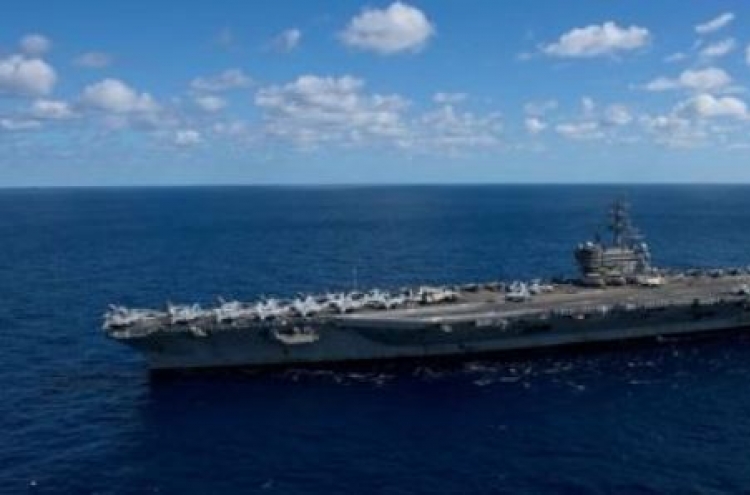 Pentagon says aircraft carriers' deployment 'assures allies'