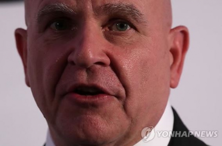 S. Korea, US leaders to discuss military options against NK: McMaster
