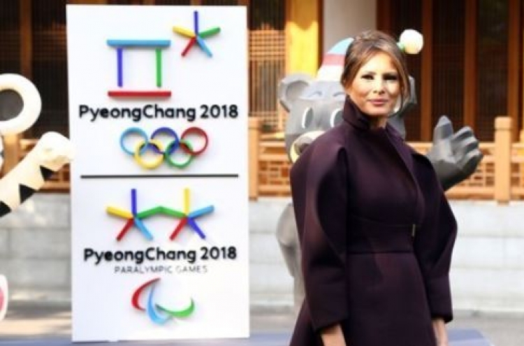 [PyeongChang 2018] PyeongChang Winter Olympics chance to bring world together: Melania Trump