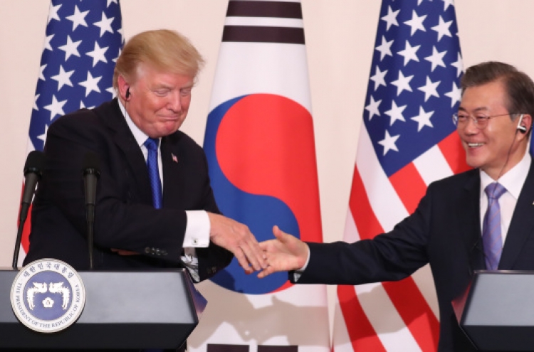 Moon, Trump agree on greater S. Korean missile capabilities