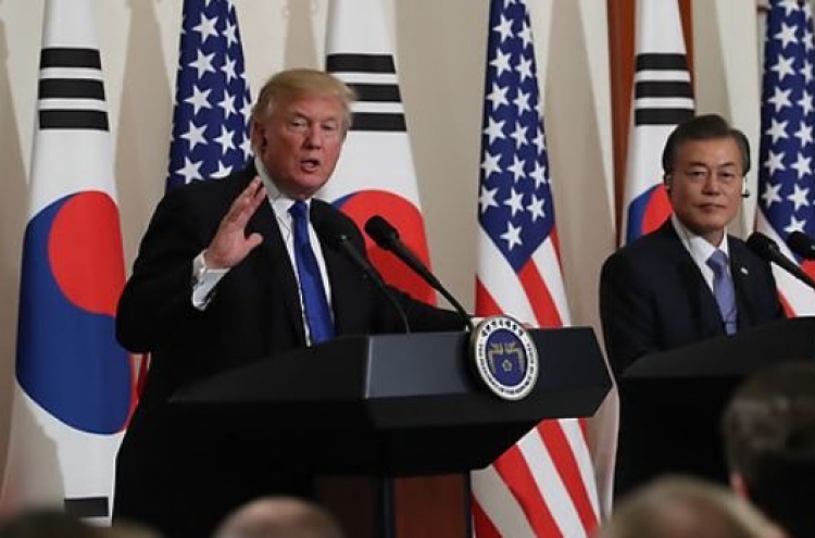 Trump says there will be 'no skipping' of Korea