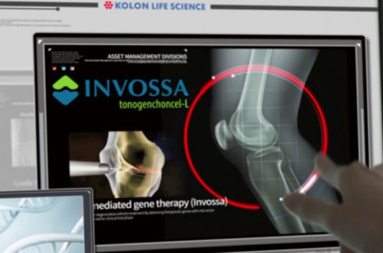 Kolon Life Science launches osteoarthritis drug Invossa in Korea