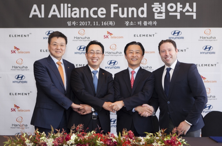 Hyundai forms W50b AI fund with SKT, Hanwha Asset Management
