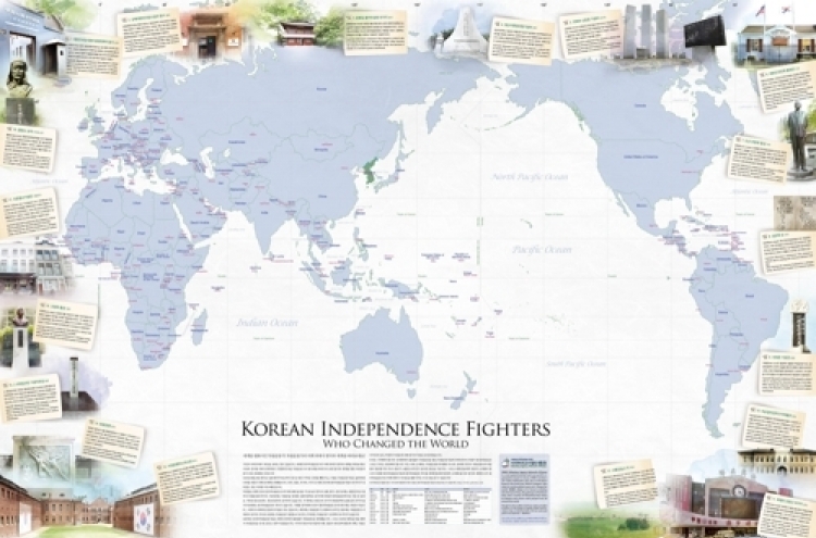 ‘Special map’ to inform foreigners of Korea’s Liberation Activists
