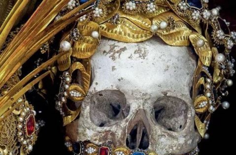 로마 묘지 속 해골들, 놀라운 광경
