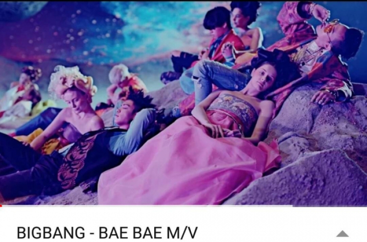 Big Bang's 'Bae Bae' tops 100 mln YouTube views