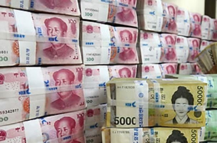 Daily turnover of won-yuan direct trading increases in five months though Nov.
