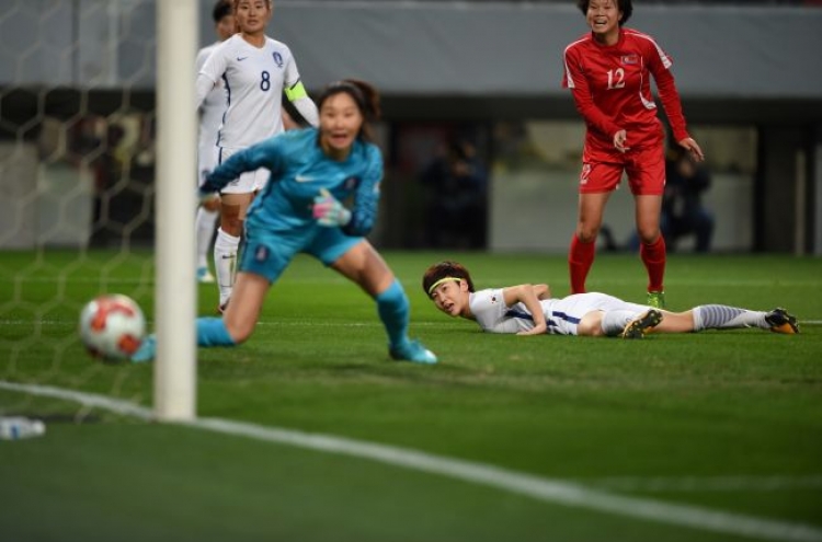 N. Korean female football striker puts team above all else