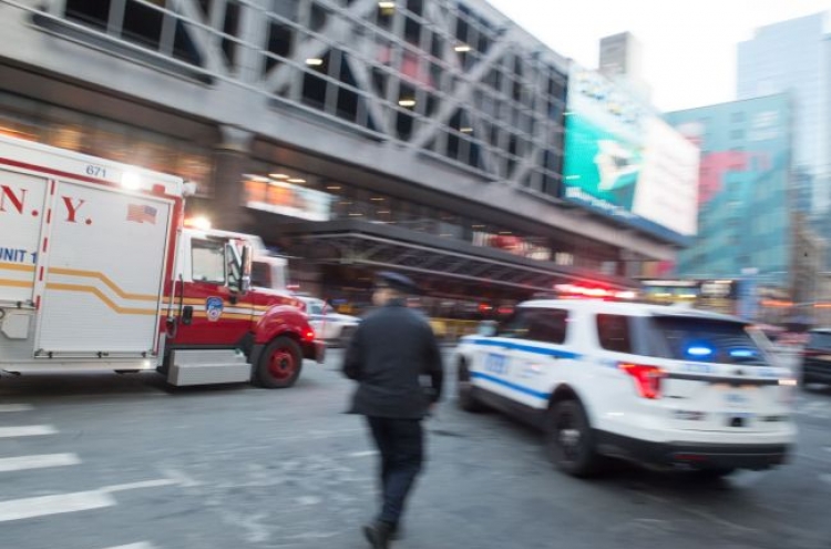Pipe bomb strapped to man explodes in NYC subway, injuring 4