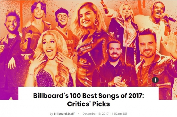 BTS’ ‘DNA’ enters Billboard’s 100 Best Songs of 2017