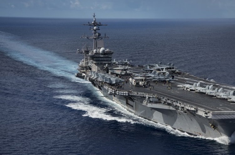 USS Carl Vinson on its way to Western Pacific