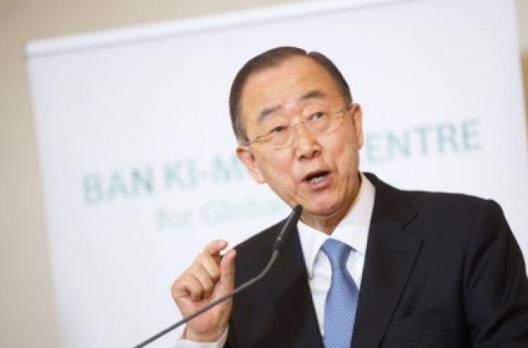 Ex-UN chief hopes inter-Korean talks lead to dialogue on denuclearization