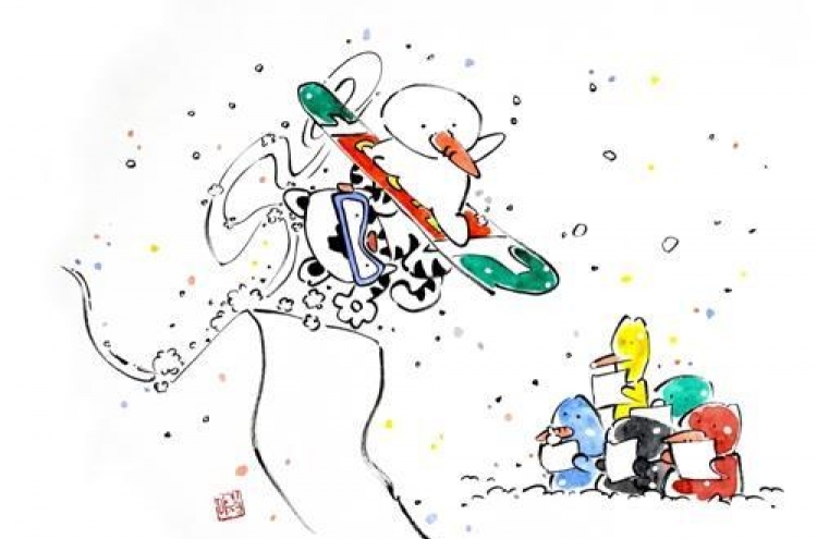 [PyeongChang 2018] Cartoon exhibition for PyeongChang kicks off Wednesday in LA